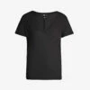 Paige Zaya V-neck Cotton And Modal-blend T-shirt