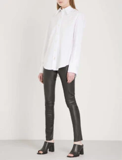 Joseph Panelled Stretch-leather Trousers -Reis Clothing Shop 793 10038 JF0001800010 BLACK ALT01