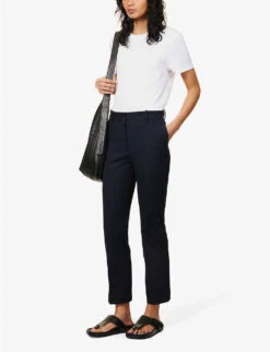 Joseph Coleman Stretch-gabardine Trousers -Reis Clothing Shop R00060272 NAVY ALT01