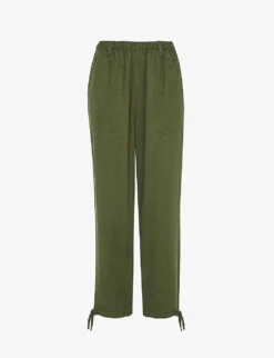Whistles Cargo Washed Cotton Trousers