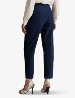 Ted Baker Mid-rise Tailored Stretch-woven Trousers -Reis Clothing Shop R03735233 NAVY ALT03