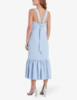 Whistles Sarah Scoop-neck Woven Maxi Dress 7 Whistles Sarah Scoop-neck Woven Maxi Dress -Reis Clothing Shop R03744447 PALEBLUE ALT02