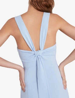 Whistles Sarah Scoop-neck Woven Maxi Dress 8 Whistles Sarah Scoop-neck Woven Maxi Dress -Reis Clothing Shop R03744447 PALEBLUE ALT03