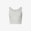 Ribbed Stretch-cotton Tank Top