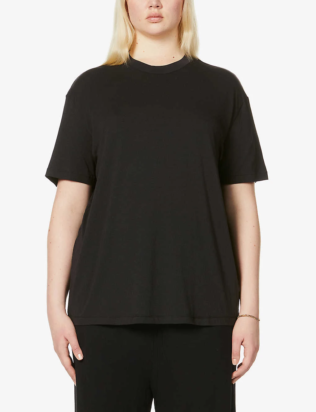 Boyfriend Oversized Stretch-jersey T-shirt 3 Boyfriend Oversized Stretch-jersey T-shirt - Image 3