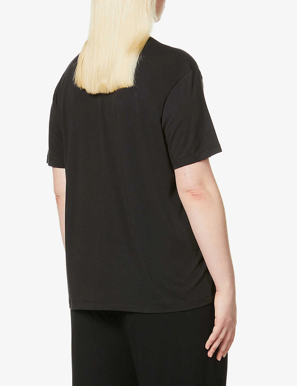 Boyfriend Oversized Stretch-jersey T-shirt 4 Boyfriend Oversized Stretch-jersey T-shirt - Image 4