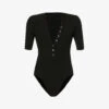 Jacquemus Le Body Yauco V-neck Stretch-woven Body