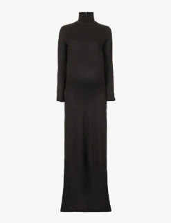 Maternity The Monica Turtleneck Stretch-jersey Maxi Dress