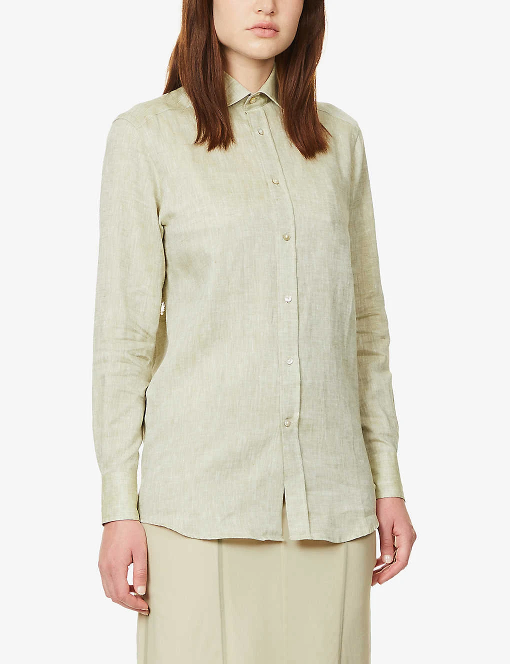 The Boyfriend Long-sleeved Organic-linen Shirt 3 The Boyfriend Long-sleeved Organic-linen Shirt - Image 3