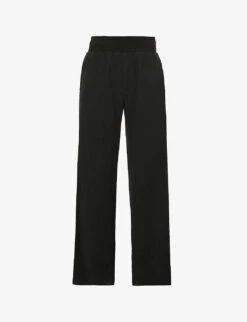 Straight-leg High-rise Woven Trousers