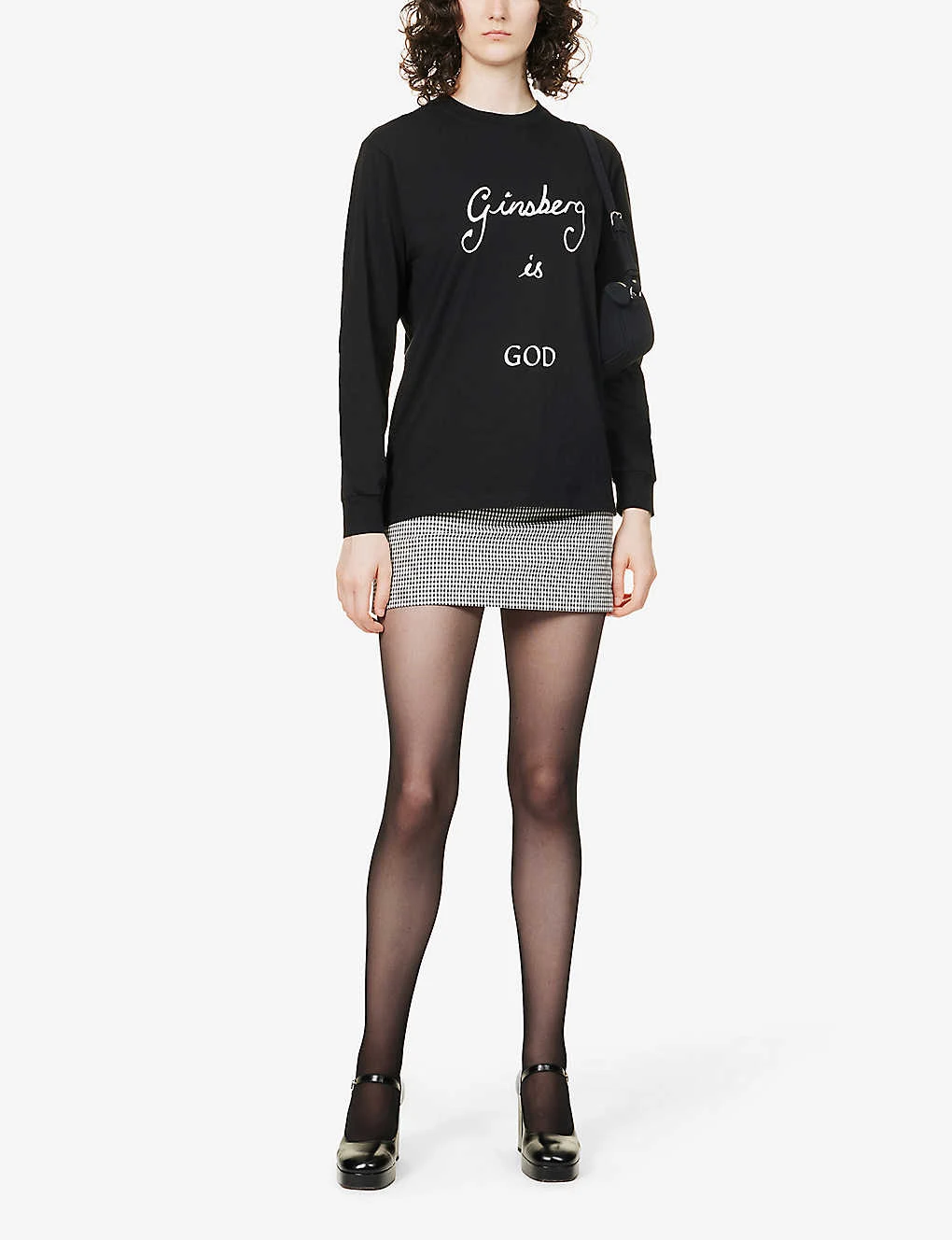 Ginsberg Is God Brand-print Organic-cotton T-shirt 2 Ginsberg Is God Brand-print Organic-cotton T-shirt - Image 2