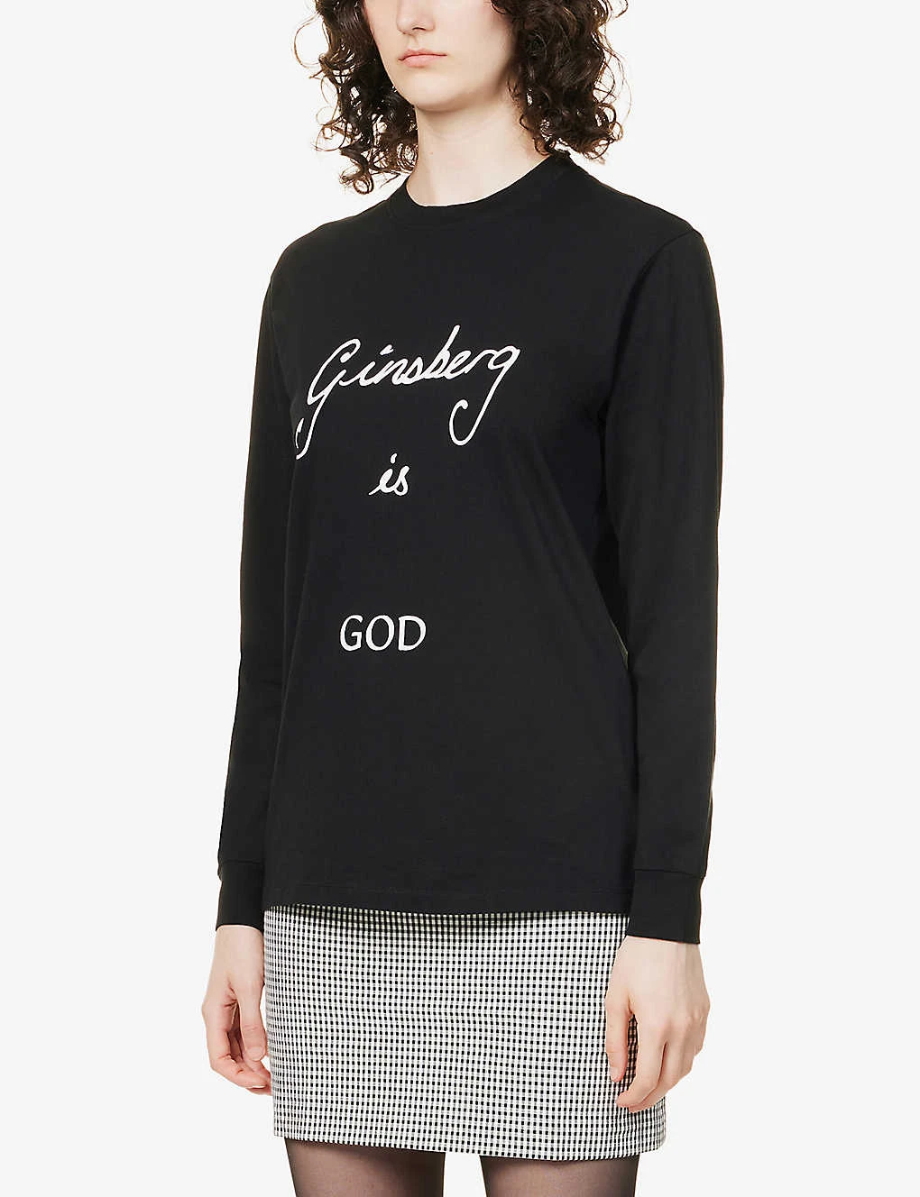 Ginsberg Is God Brand-print Organic-cotton T-shirt 3 Ginsberg Is God Brand-print Organic-cotton T-shirt - Image 3