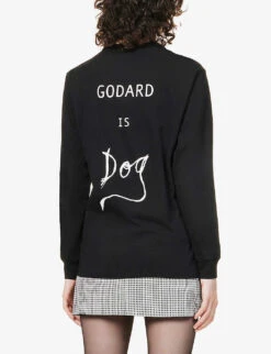 Ginsberg Is God Brand-print Organic-cotton T-shirt 8 Ginsberg Is God Brand-print Organic-cotton T-shirt -Reis Clothing Shop R03949394 BLACK ALT03