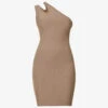 Soft Lounge One-shoulder Stretch-jersey Mini Dress
