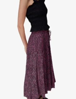 Whistles Twist Polka-dot Woven Midi Skirt 7 Whistles Twist Polka-dot Woven Midi Skirt -Reis Clothing Shop R03959800 MULTICOLOURED ALT02
