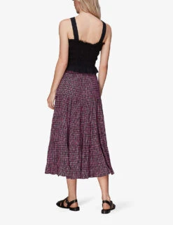 Whistles Twist Polka-dot Woven Midi Skirt 8 Whistles Twist Polka-dot Woven Midi Skirt -Reis Clothing Shop R03959800 MULTICOLOURED ALT03