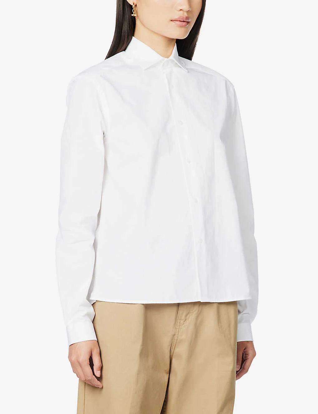 The Girlfriend A-line Organic-cotton Shirt 3 The Girlfriend A-line Organic-cotton Shirt - Image 3