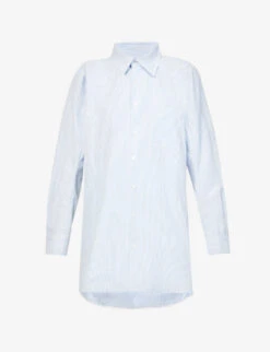 Bottega Veneta Long-sleeved Relaxed-fit Cotton Shirt