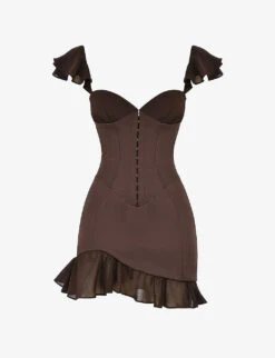 Dionne Corset Satin Mini Dress