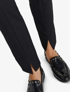 Ikks 7/8 Tapered High-rise Woven Trousers -Reis Clothing Shop R04063184 BLACK ALT05