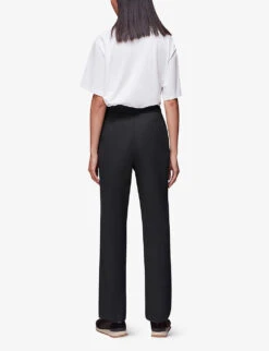 Whistles Slim-leg Ponte Woven Trousers 8 Whistles Slim-leg Ponte Woven Trousers -Reis Clothing Shop R04070384 BLACK ALT03
