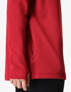 Sweaty Betty Therma Funnel-neck Recycled-woven Running Sweatshirt -Reis Clothing Shop R04074887 VINERED ALT04