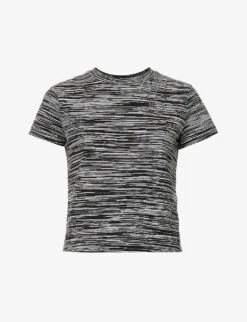Missoni Space-dyed Short-sleeved Cotton-jersey T-shirt