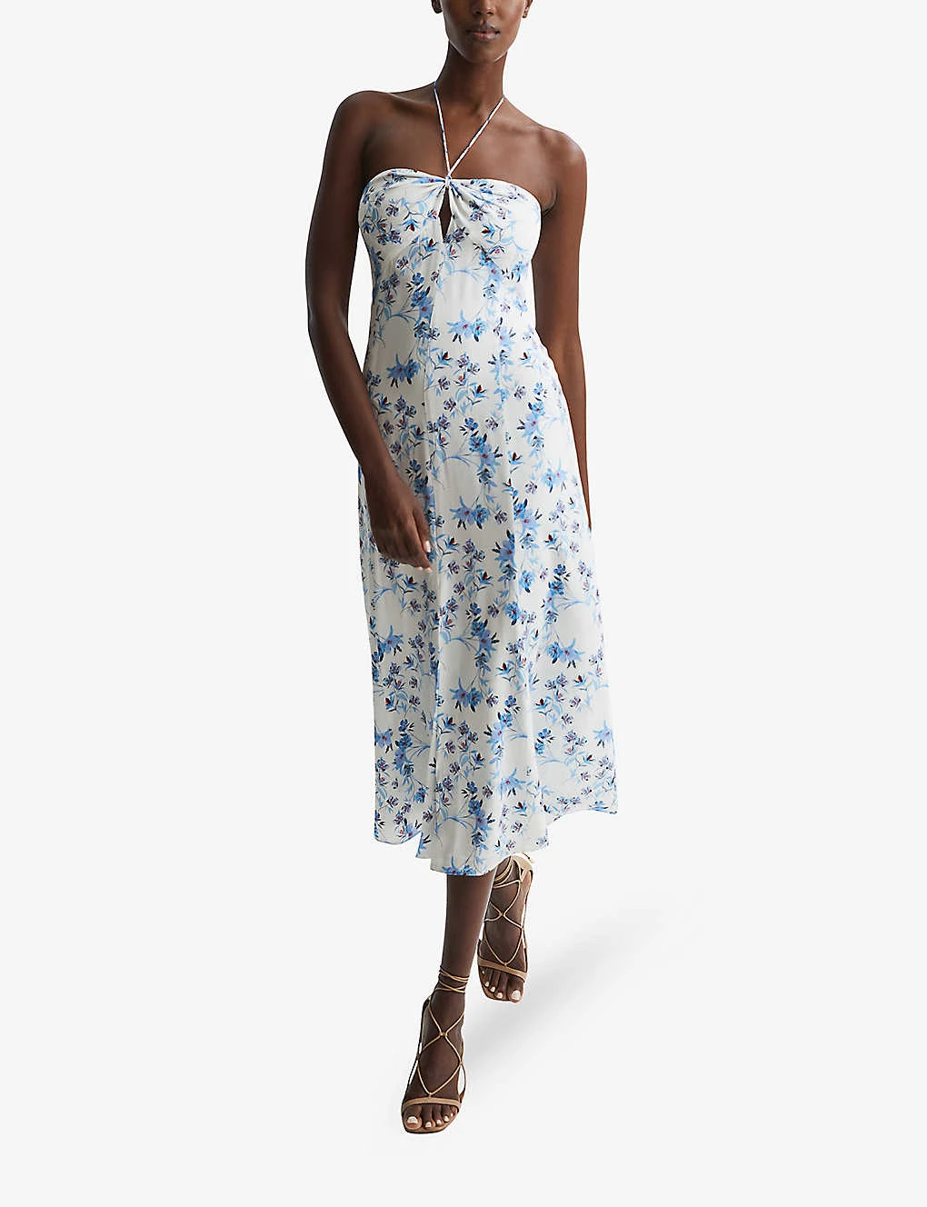 Reiss Sophia Floral-print Woven Midi Dress 2 Reiss Sophia Floral-print Woven Midi Dress - Image 2