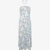 Reiss Sophia Floral-print Woven Midi Dress