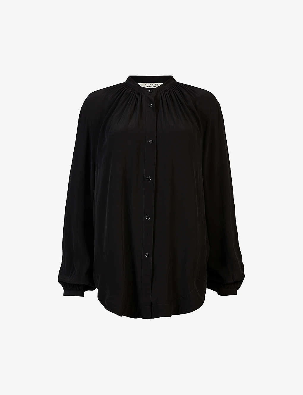 AllSaints Hezzy Balloon-sleeve Woven Shirt 1 AllSaints Hezzy Balloon-sleeve Woven Shirt