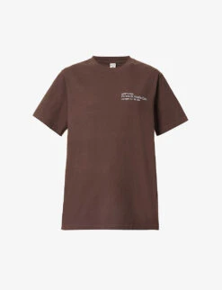 Fitness & Health Club Logo-embellished Cotton-jersey T-shirt