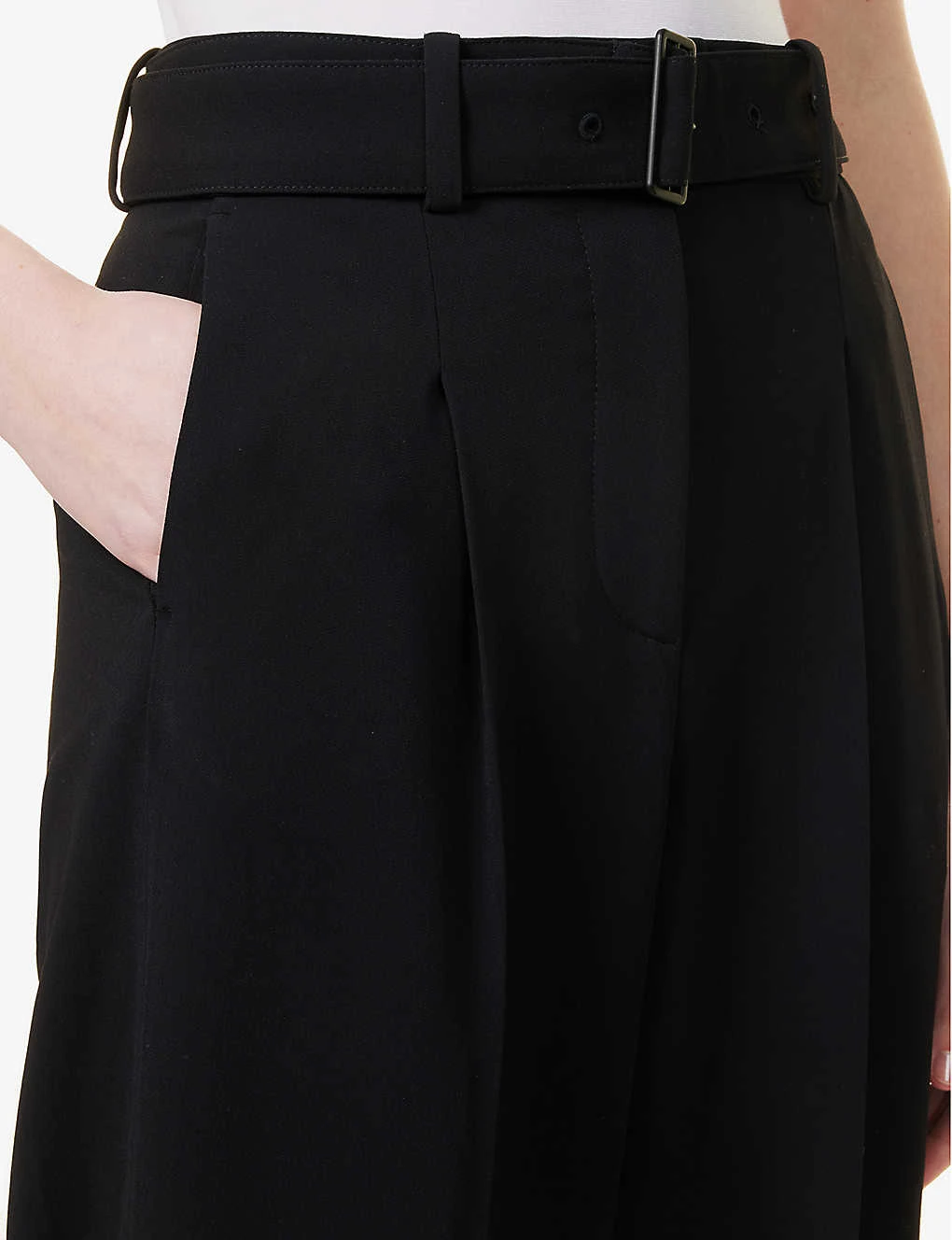 Joseph Drew Tapered-leg High-rise Stretch-woven Trousers 5 Joseph Drew Tapered-leg High-rise Stretch-woven Trousers - Image 5