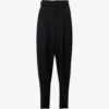 Joseph Drew Tapered-leg High-rise Stretch-woven Trousers