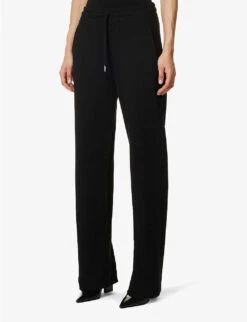 Dries Van Noten Hamers Drawstring-waist Cotton Jogging Bottoms -Reis Clothing Shop R04100282 BLACK ALT02