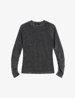 Ted Baker Genini Shimmery Slim-fit Woven Top