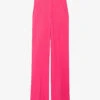 CLAUDIE PIERLOT Pisto Straight-leg Stretch-woven Trousers