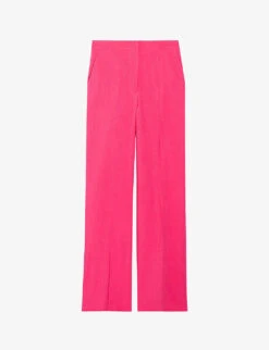 CLAUDIE PIERLOT Pisto Straight-leg Stretch-woven Trousers