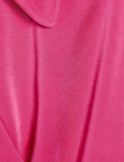 CLAUDIE PIERLOT Raquela Wrap-style Satin Dress 11 CLAUDIE PIERLOT Raquela Wrap-style Satin Dress -Reis Clothing Shop R04103362 ROSES ALT05