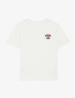 CLAUDIE PIERLOT Amour Club Cotton-jersey T-shirt