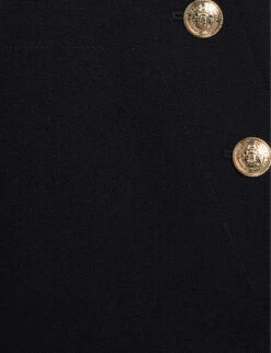 CLAUDIE PIERLOT Pames Braces-trim Stretch-woven Trousers 9 CLAUDIE PIERLOT Pames Braces-trim Stretch-woven Trousers -Reis Clothing Shop R04104033 BLEUS ALT04