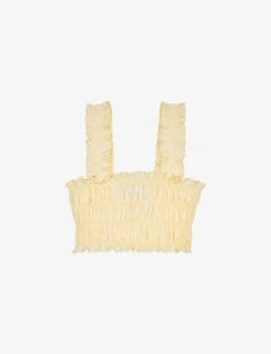 Maje Lunnala Cropped Woven Top