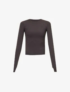 Core Fitted Stretch-woven T-shirt