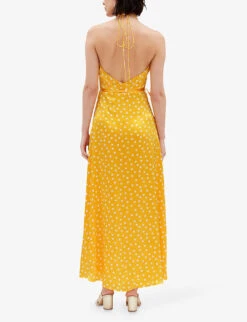 CLAUDIE PIERLOT Polka-dot Wrap-around Silk Midi Dress 8 CLAUDIE PIERLOT Polka-dot Wrap-around Silk Midi Dress -Reis Clothing Shop R04108116 DIVERS ALT03