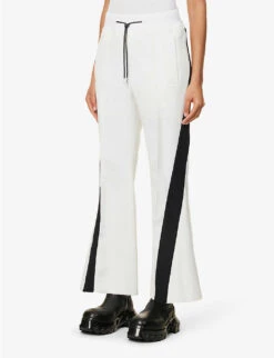 Sacai Wide-leg Mid-rise Woven Trousers 9 Sacai Wide-leg Mid-rise Woven Trousers -Reis Clothing Shop R04110188 OFFWHITE ALT02