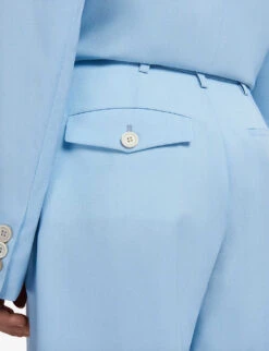 Marni Pleated Wide-leg High-rise Virgin-wool Trousers -Reis Clothing Shop R04110576 ARCTIC ALT04