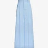 Marni Pleated Wide-leg High-rise Virgin-wool Trousers