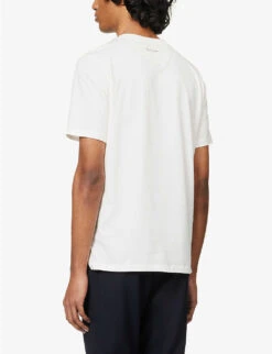 PAUL SMITH Gradient-print Boxy-fit Cotton-jersey T-shirt -Reis Clothing Shop R04114860 WHITE ALT03