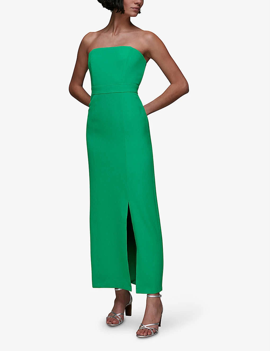Whistles Gemma Strapless Stretch-recycled Polyester Maxi Dress 2 Whistles Gemma Strapless Stretch-recycled Polyester Maxi Dress - Image 2