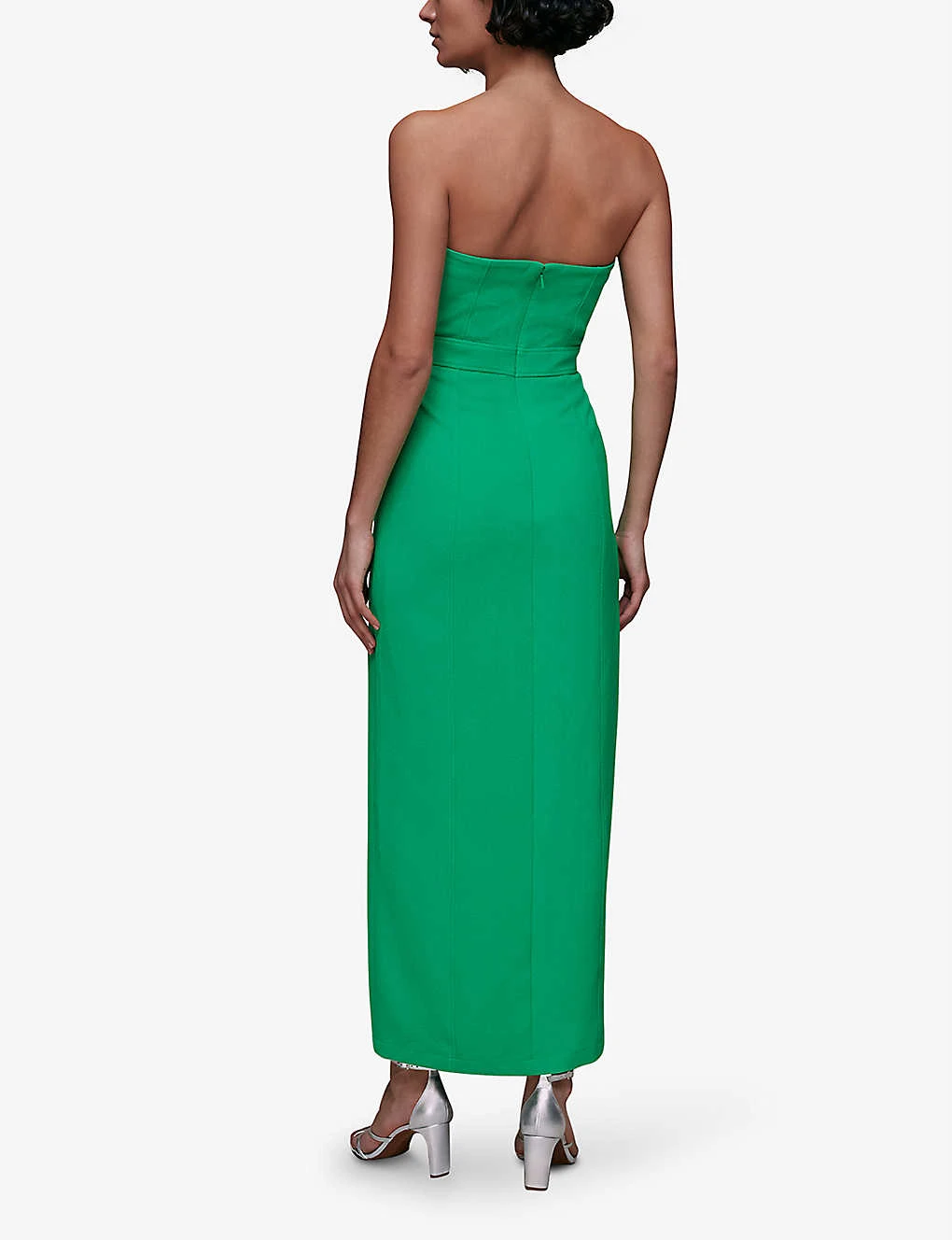 Whistles Gemma Strapless Stretch-recycled Polyester Maxi Dress 4 Whistles Gemma Strapless Stretch-recycled Polyester Maxi Dress - Image 4