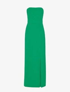 Whistles Gemma Strapless Stretch-recycled Polyester Maxi Dress
